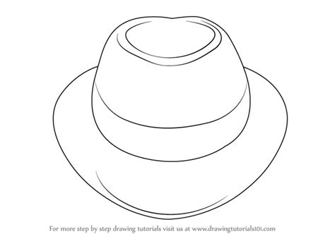 Learn How To Draw A Hat Hats Step By Step Drawing Tutorials