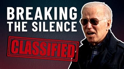 Biden Breaks Silence On Classified Documents Scandal
