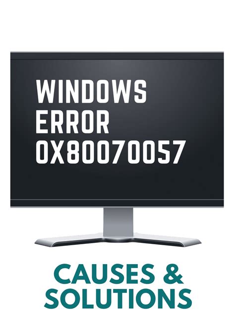 Error Code 0x80070057 Causes And Solutions