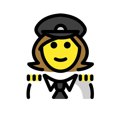 Woman Pilot Emoji Clipart Free Download Transparent Png Creazilla