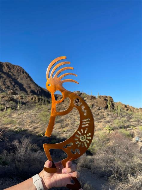 Metal Kokopelli Southwest Metal Art Southwest Metal Wall Art Etsy