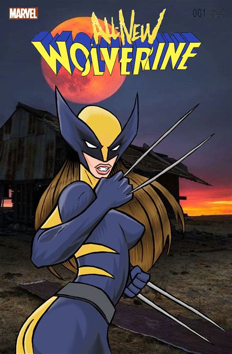 All New Wolverine 1 Variant Sketch Comic Cover Original Art Etsy
