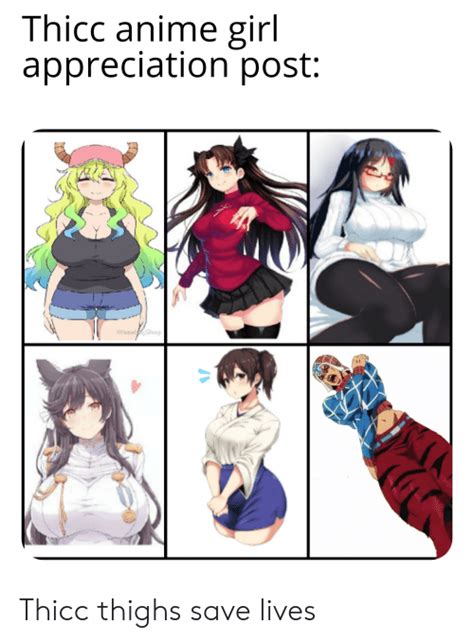 Hot Thicc Anime Girls