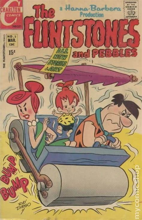 Flintstones 3 Charlton Comics Vintage Disney Posters Retro Poster