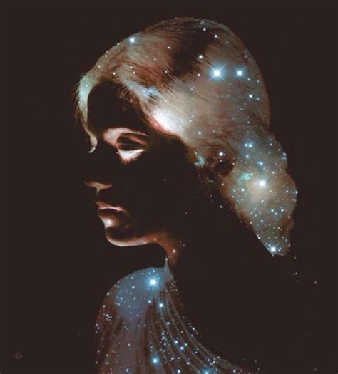 A Woman Made Of Stars Artist Art Photography Illustration Art