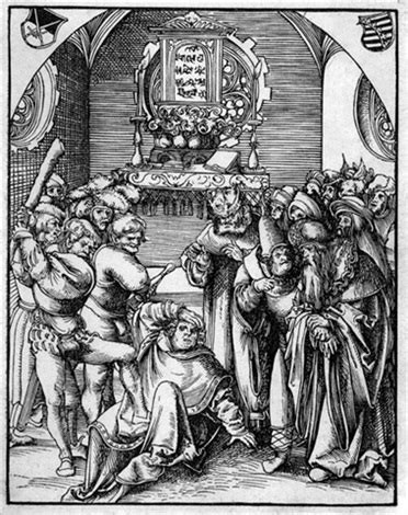 Das Martyrium des Hl Judas Thaddäus from Martyrien der zwölf