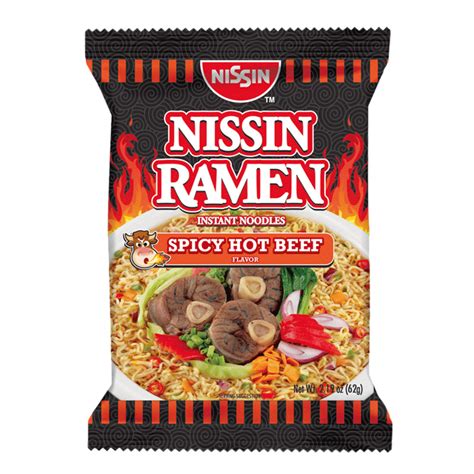 Nissin Ramen Instant Noodles Spicy Hot Beef 62g Imart Grocer