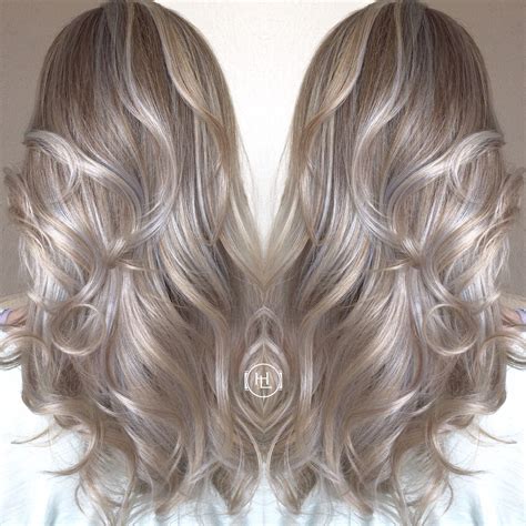 Sun Kiss Hilites Ombr Silver And Gold Tones Blondes Hairstylist