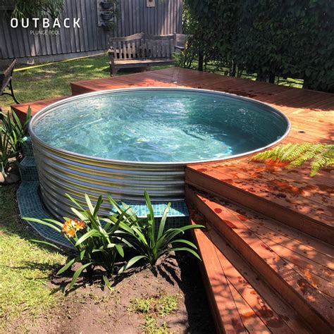 Outback Plunge Pool Stainless And Colorbond Steel Tank Pools
