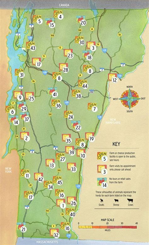 Vermont Tourist Attractions Map Best Tourist Places In The World
