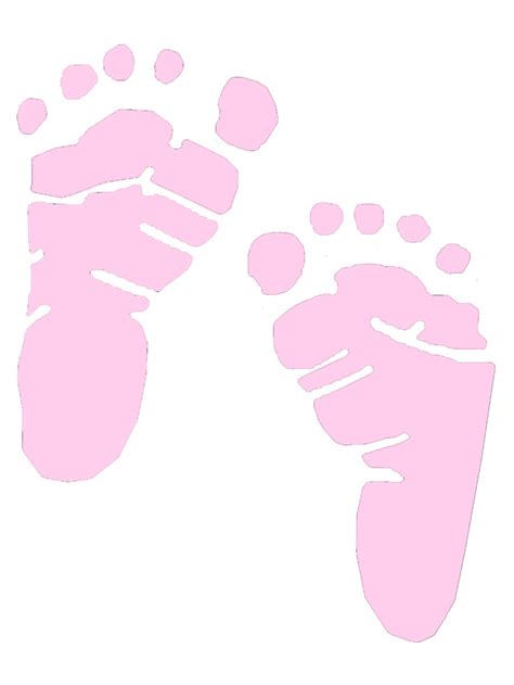 Baby Footprints Clipart Clipground