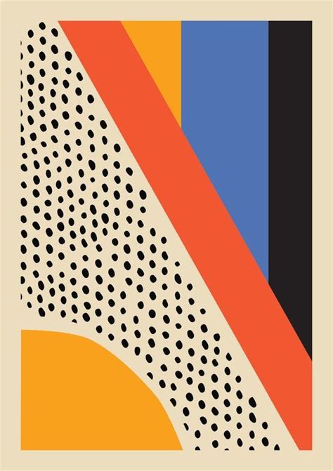 Abstract Neutral wall art prints Printed wall art Bauhaus | Etsy