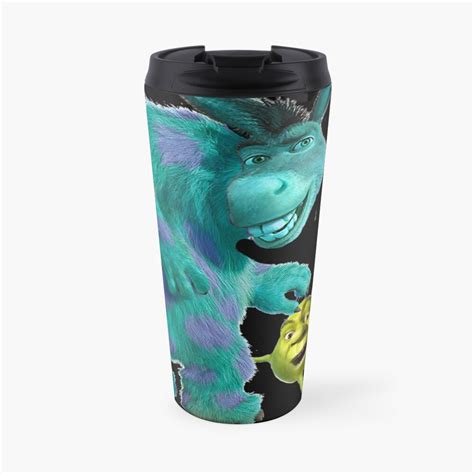 Shrekdonkey And Sullymike Crossover Travel Coffee Mug For Sale By