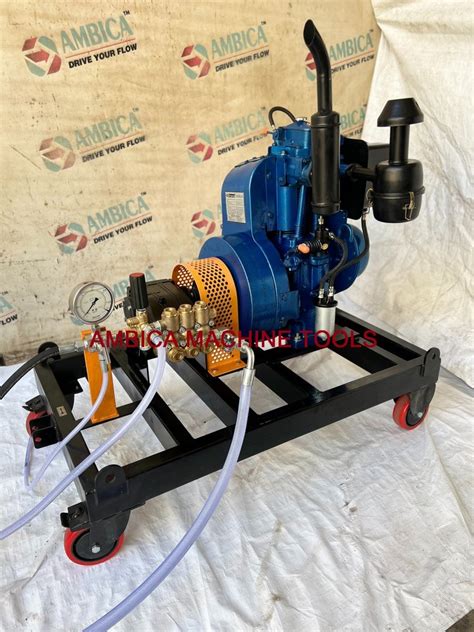 Brass Diesel Engine Driven Hydro Test Pump Direct Coupled Max Flow