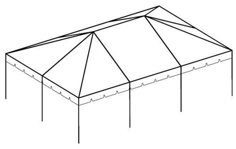 20x30 Tent Layout
