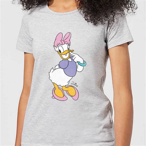 Disney Daisy Duck Classic Women S T Shirt Grey Clothing Zavvi UK