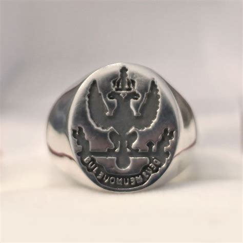 33 Degree Masonic Ring Scottish Rite Deus Meumque Jus Forefathers Art