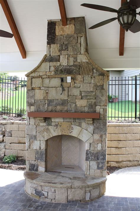 7,588 likes · 101 talking about this. Cabana with Stone Fireplace with Wood Mantel | Diy log ...