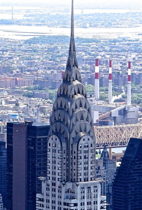 The Chrysler Building Taken From Top Of The Empire State Building