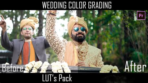 wedding color lut premiere pro fcpx effects software