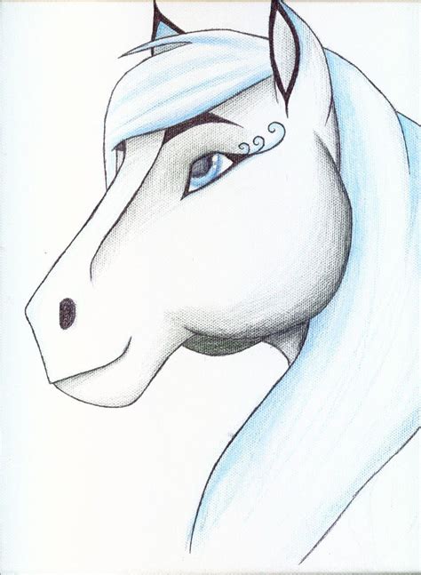 5 Awesome Drawings Of Spirit And Rain The Horse Images Horse Drawings