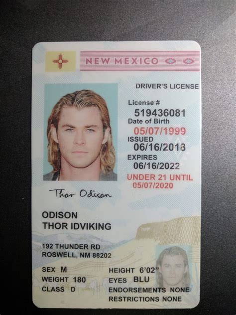 New Mexico Nm Under 21 Drivers License Scannable Fake Id Idviking