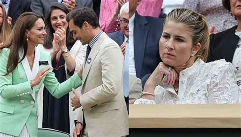 kate middleton roger federer s friendly display of affection seemingly irks his wife mirka