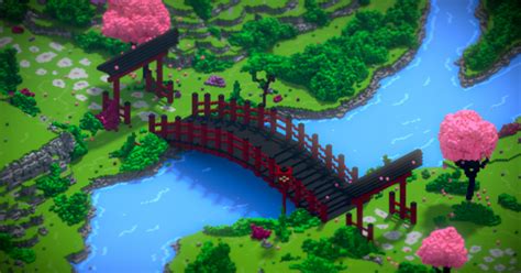 The design of the arena is based on asian architecture and it's actually luma's (the. Japanese Bridge | Minecraft japanese house, Minecraft ...