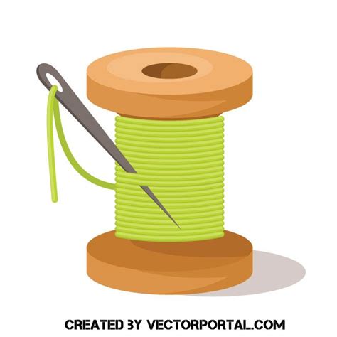Spool Of Thread Vector Clip Art Thread Spools Clip Art Vector