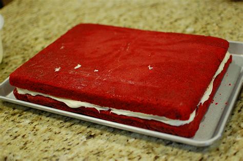 red velvet birthday sheet cake