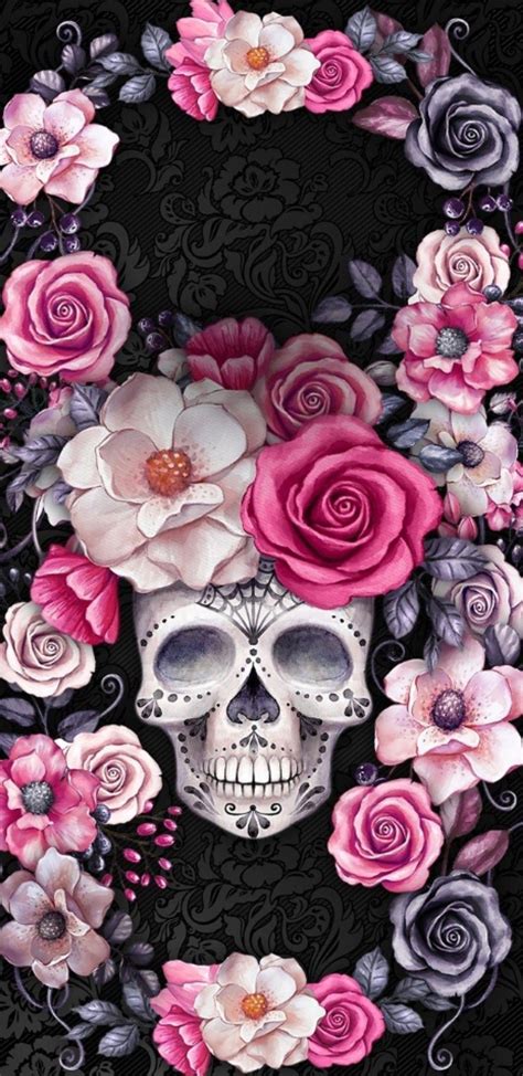 Cute Sugar Skull Wallpapers Top Free Cute Sugar Skull Backgrounds