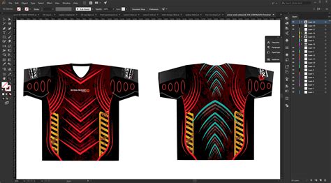 Red Arrow Cricket Shirt Template Design Cool T Shirt