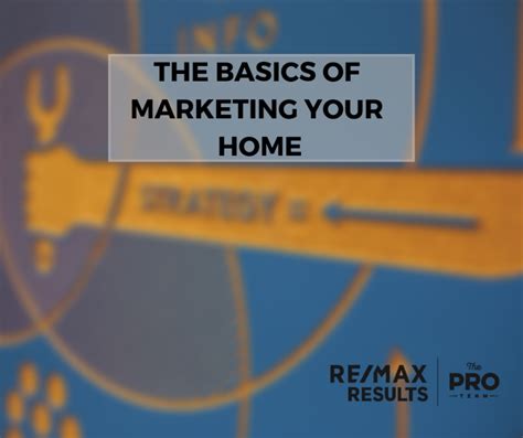 The Basics Of Marketing Your Home The Pro Team