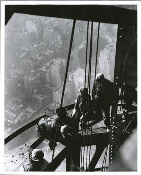 fotos inéditas de la construcción del edificio empire state