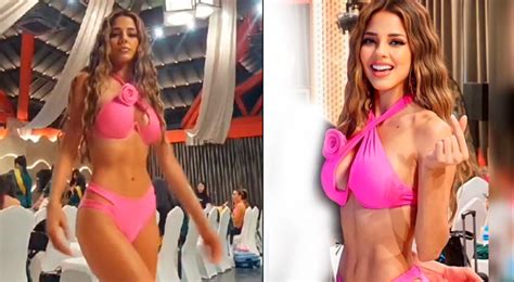 Luciana Fuster En El Miss Grand Internacional 2023 En Vivo Desfile De Traje De Baño Minuto A