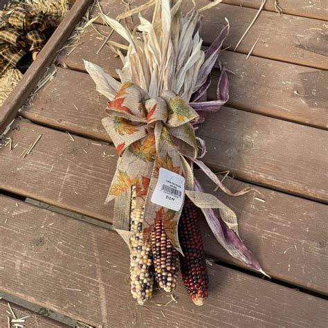 Indian Corn Bundle With Bow Pahl S Market Apple Valley MN