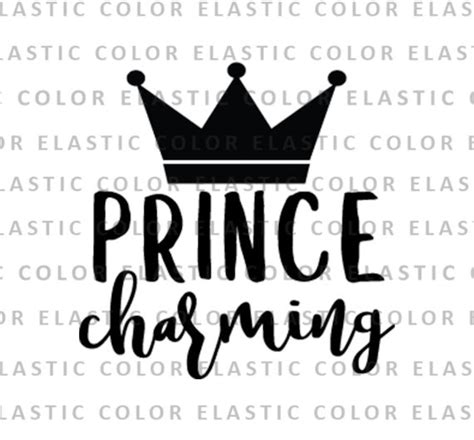 Prince Charming Svg File Prince Boy Graphics Prince T Etsy