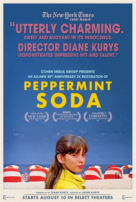 Peppermint Soda Film Peppermint Soda French Diane Kurys Klarwein