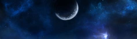Animation Background Banner Full Moon In The Night Sky Animation