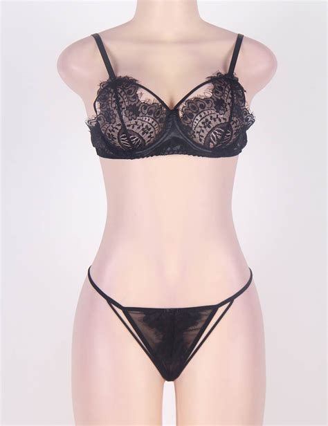 Good Quality Sexy Bra Set With Delicate Lace Trim