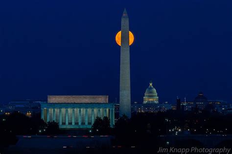 Full Snow Moon Over Washington Dc The Washington Post