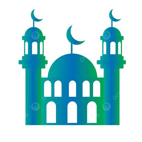 Gradient Colors Clipart Png Images Islmic Mosque With Gradient Color