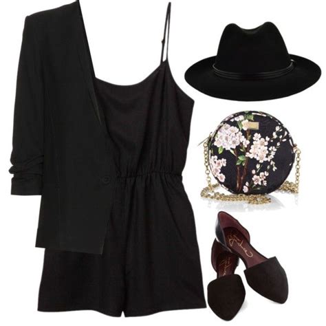 Night Out Polyvore Combinations With Rompers