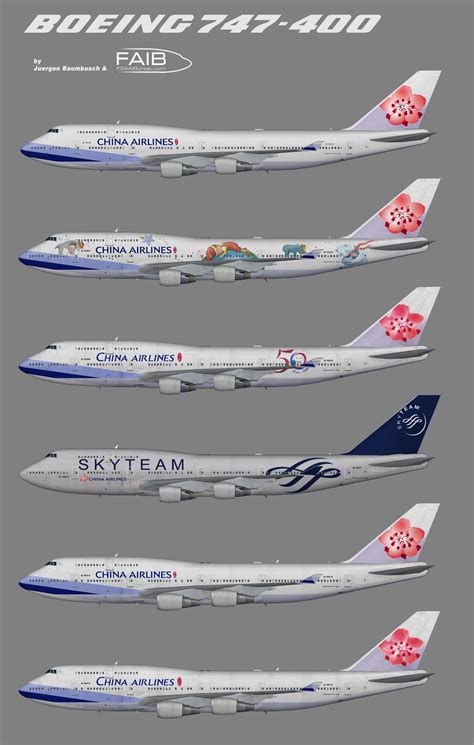 China Airlines Boeing 747 400 Juergens Paint Hangar