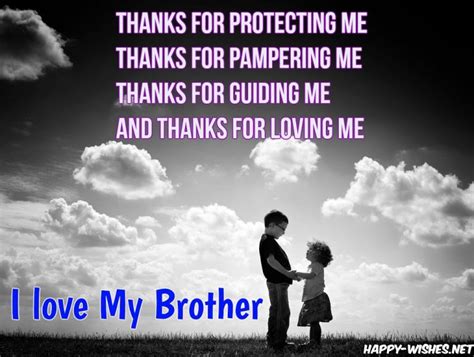 I Love My Brother Quotes I Love You Brother