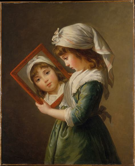 Julie Le Brun Looking In A Mirror Elisabeth Louise Vig E