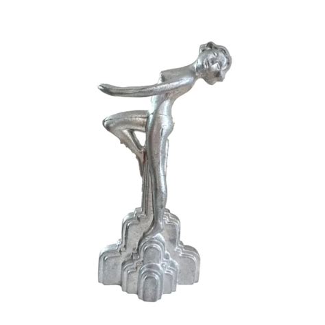 Art Deco Nude Dancing Lady Statue Casting Aluminum S Figure