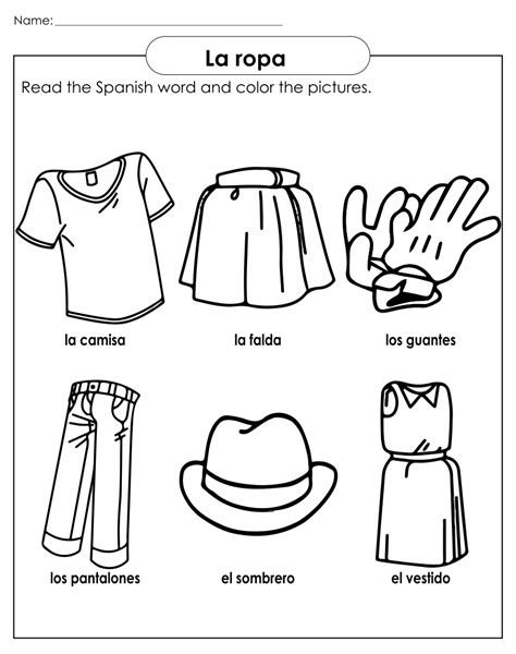 10 Best Clothing Printable Worksheets For Preschoolers