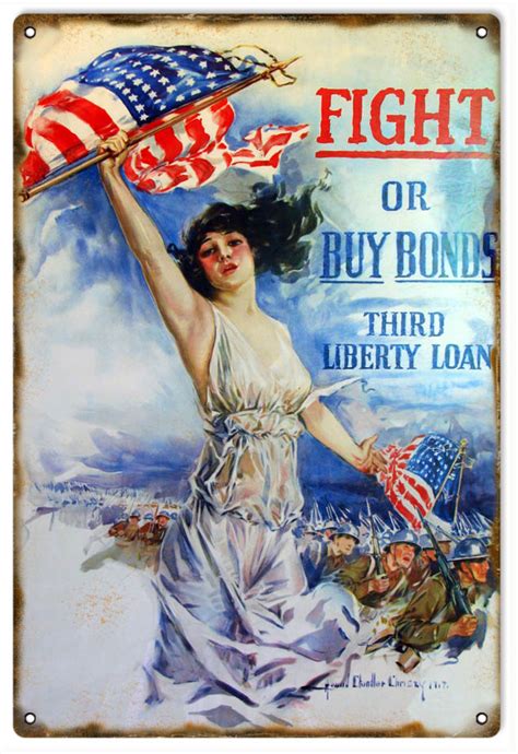 The yield on a treasury bill represents the return an investor will receive by holding the bond to maturity, and should be monitored closely as an indicator of the government. Fight Or Buy Bonds Third Liberty Loan Sign - Reproduction ...