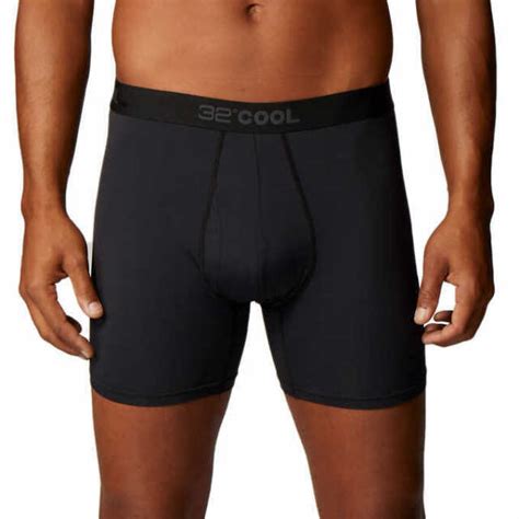 32 degrees cool boxer brief performance mesh stretch 3 pk l black charcoal for sale online ebay